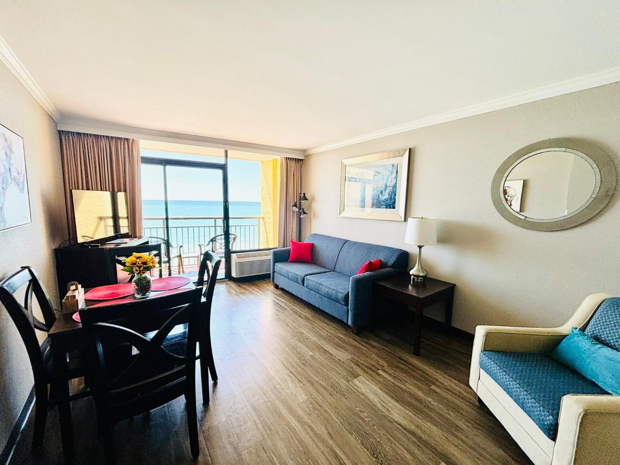 Azure Bliss Oceanfront Condo Sleeps 6 Myrtle Beach Ngoại thất bức ảnh