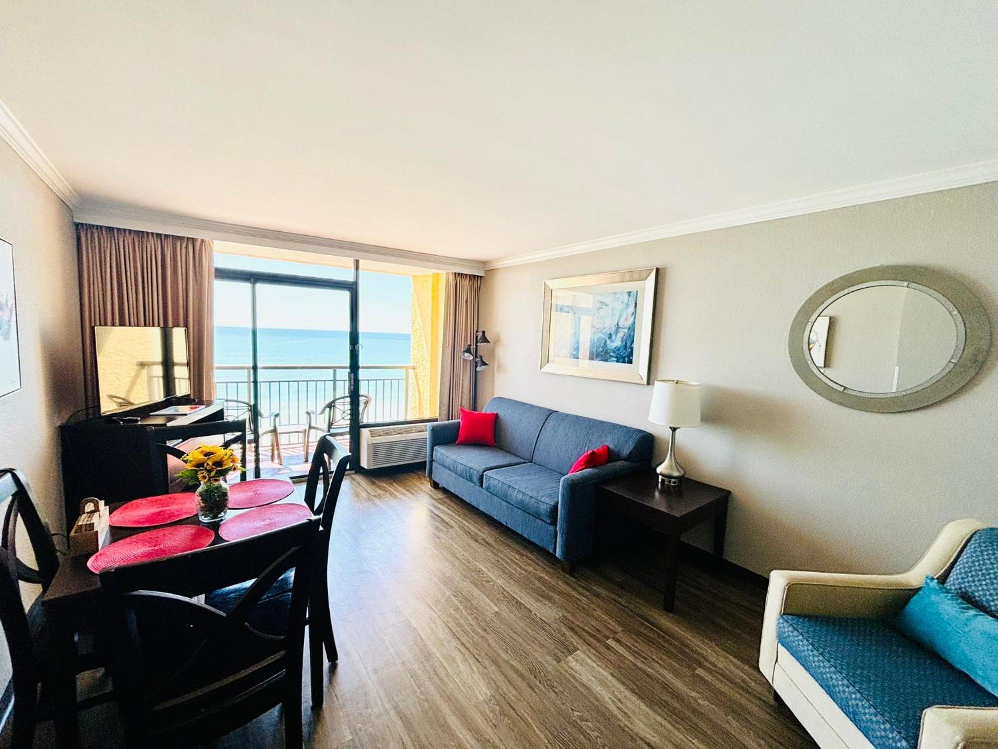 Azure Bliss Oceanfront Condo Sleeps 6 Myrtle Beach Ngoại thất bức ảnh