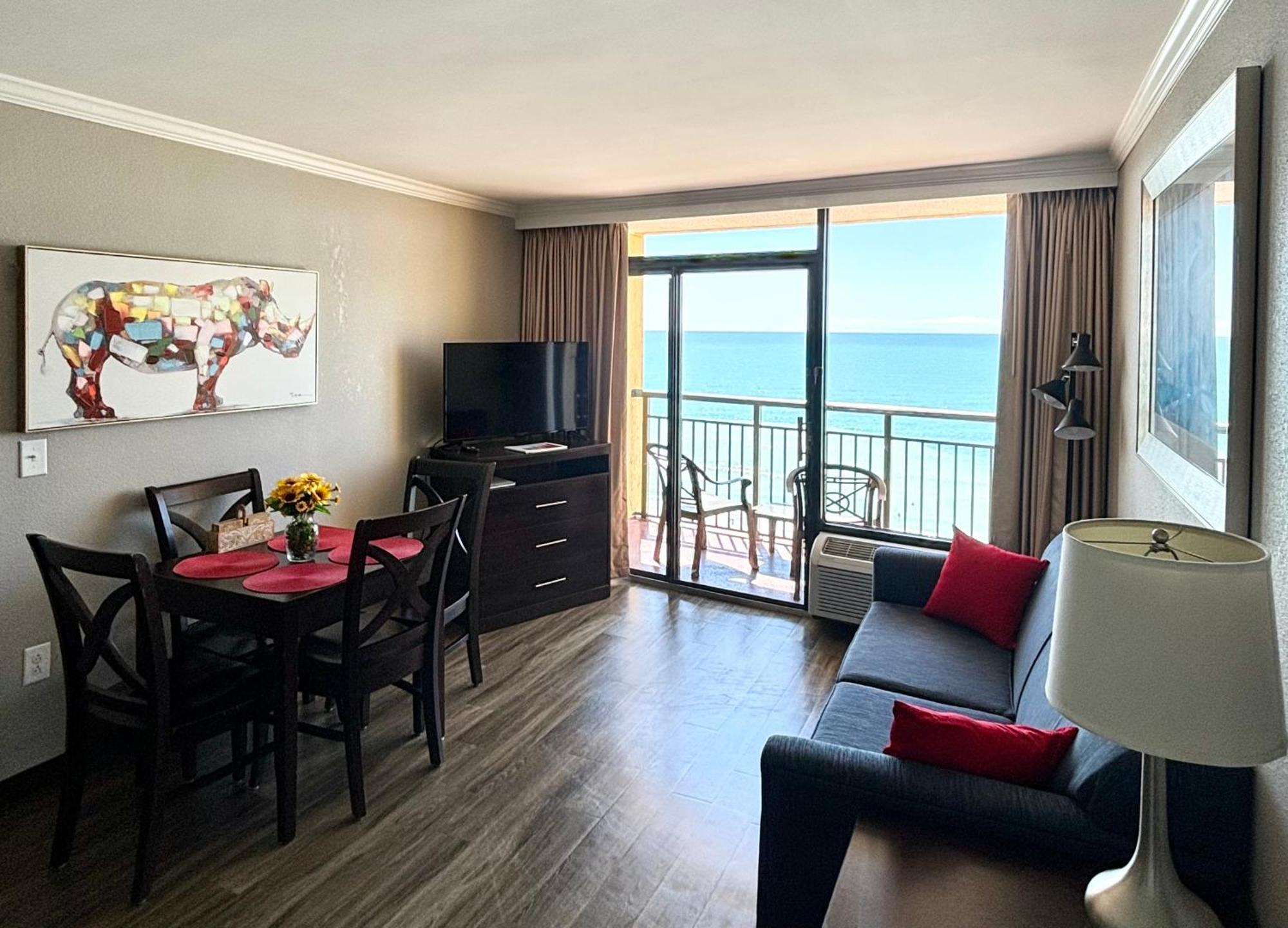 Azure Bliss Oceanfront Condo Sleeps 6 Myrtle Beach Ngoại thất bức ảnh